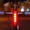 Đèn hậu gắn cọc yên xe đạp West Biking cảnh báo nhiều chế độ