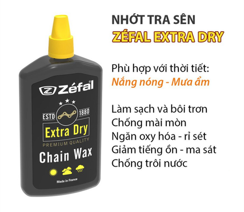 Dầu xích Nano Zefal Extra Dry