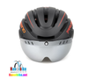 Mũ bảo hiểm xe đạp thể thao Promend TK-12H15 có kính và đèn sau
