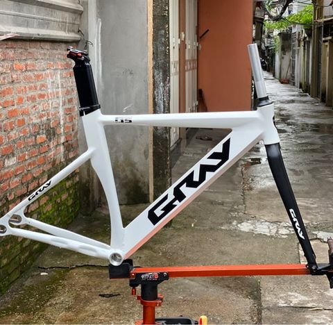 Khung Fixed Gear Gray F15 Càng Carbon