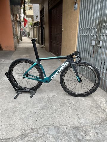 Khung Carbon Cervelo S5+Bánh Zipp 454