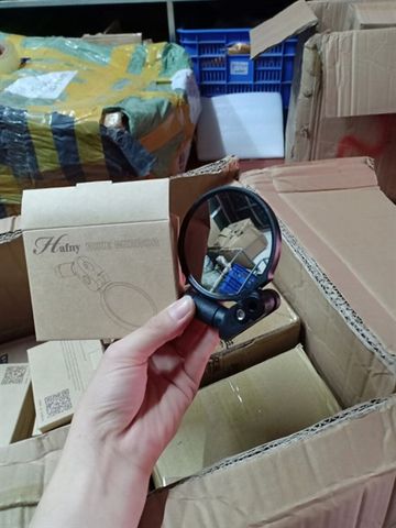 Gương tròn Hafny trong hộp catton