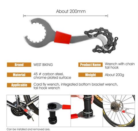 Combo bộ sửa xe 5 món có tháo xích líp