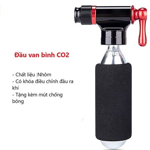 Đầu Van Bình CO2 Giyo mẫu mới