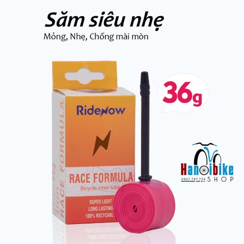 Săm xe đạp siêu nhẹ RIDENOW SV 65mm cho lốp 700c