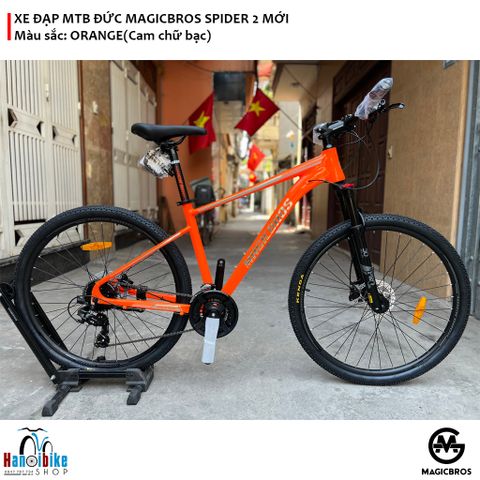 Xe MTB Magicbros Spider 2 phanh dầu 24 speed mẫu 2023