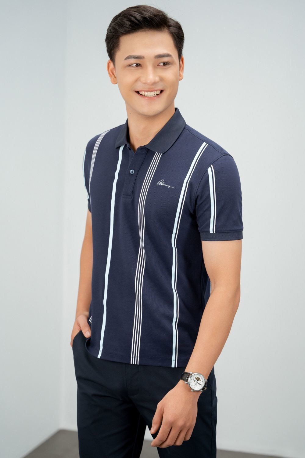  [Giảm 40%] Áo Polo Vải Cotton Mềm Mịn, Thoáng Mát, Thấm Hút Tốt 7APCH024TTT 