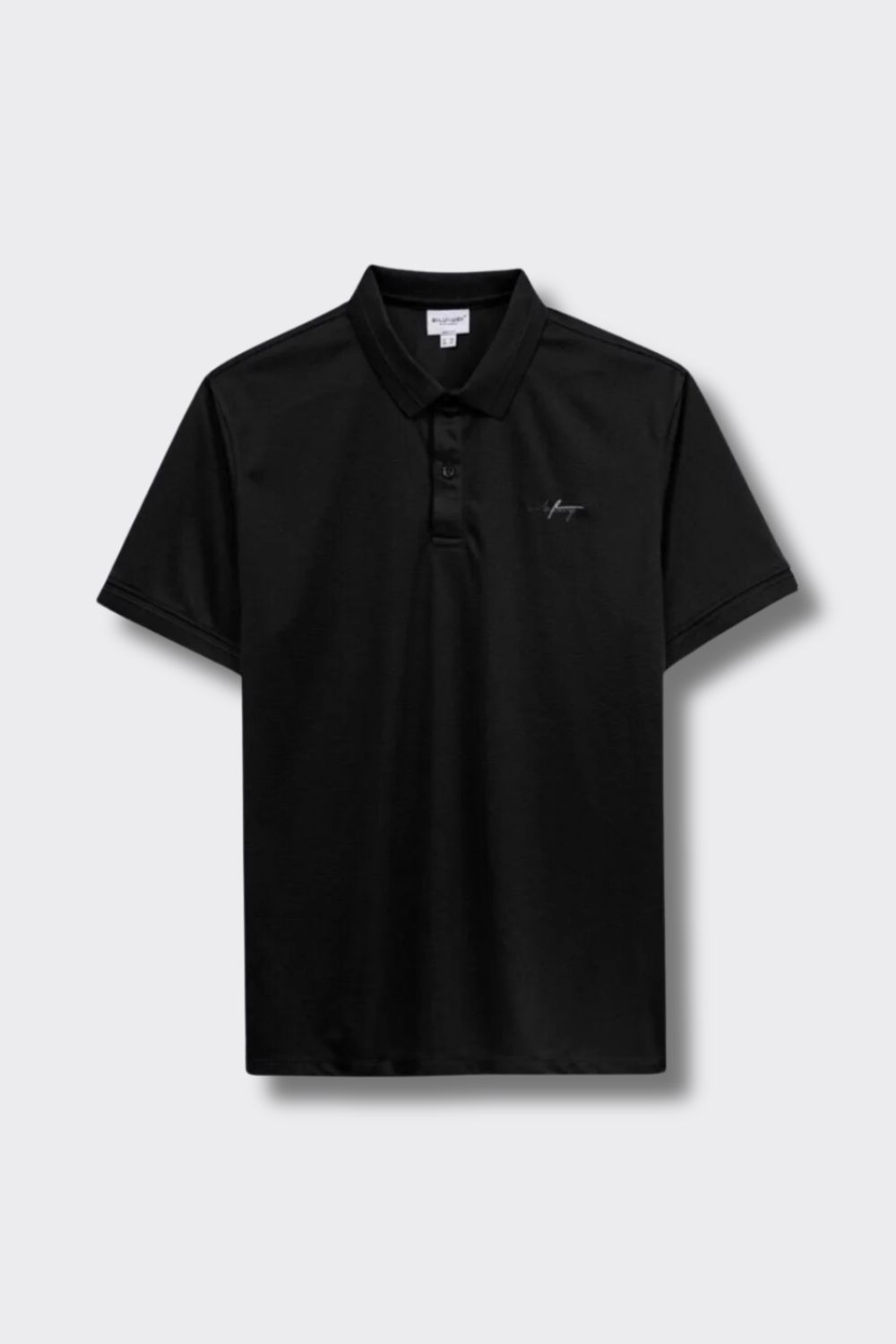  Áo Polo Nam Slimfit Black Pique 6APCB009DEN 