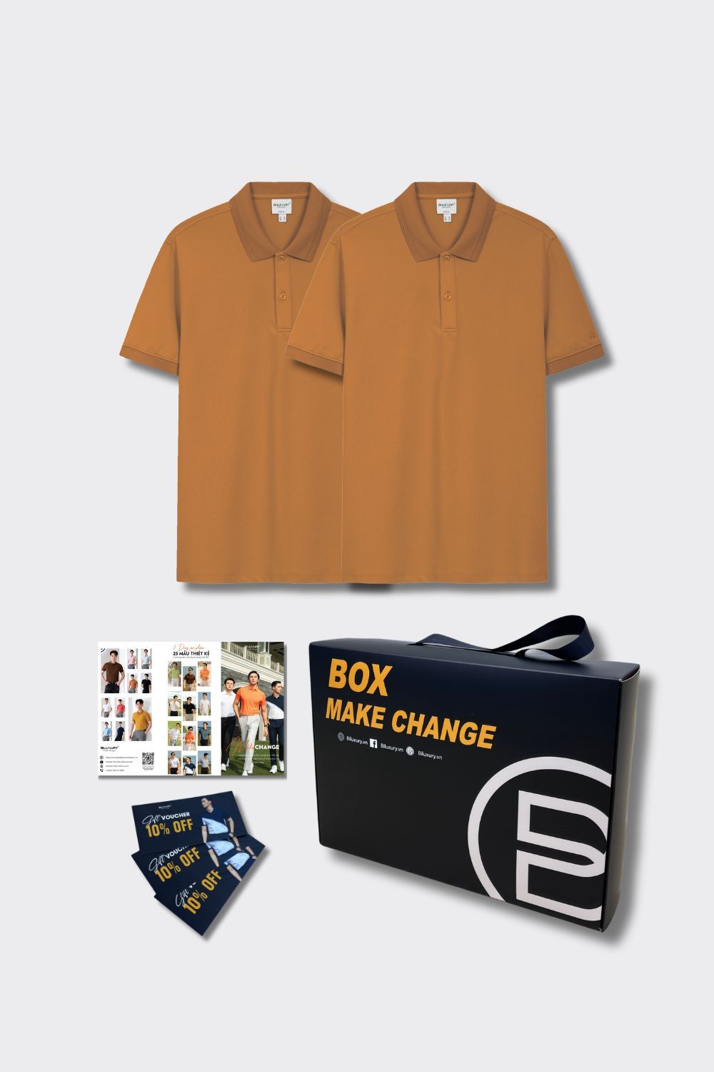  [Giảm 22%] Box 2 Polo Make Change Basic Colors - 04 
