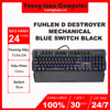 Bàn phím gaming Fuhlen D Destroyer Mechanical Blue Switch Black