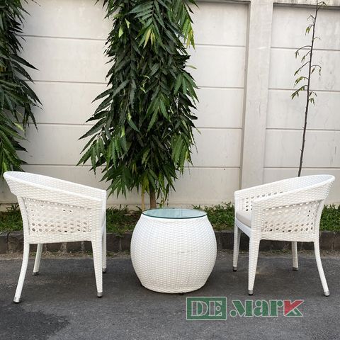  Bộ Bàn Ghế Ban Công Nhựa Giả Mây MT298-2A111 