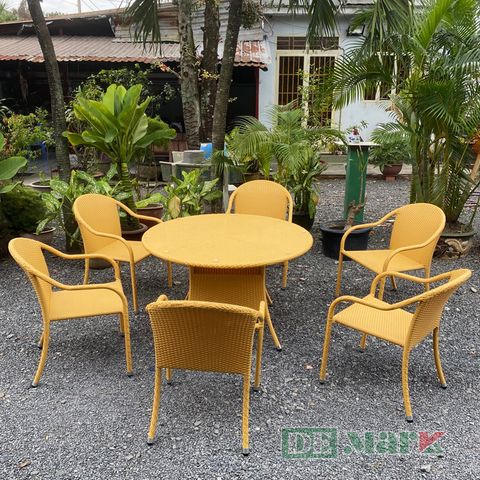  Bàn Ghế Nhựa Giả Mây MT249 