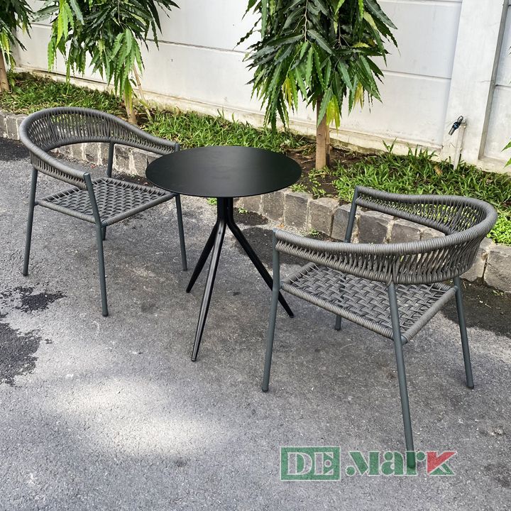 Bộ Bàn Ghế Cafe Dây Rope MT2052-2A237