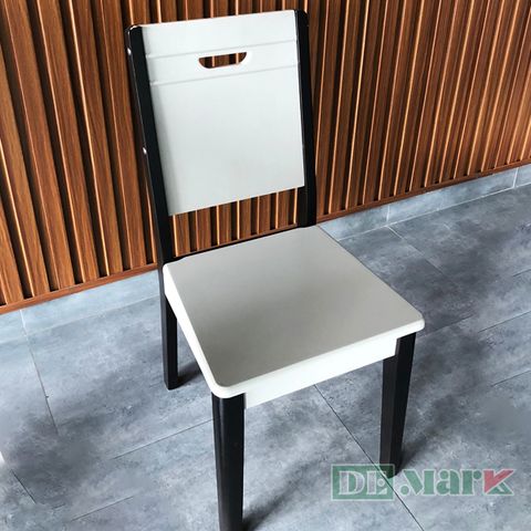  DeNKY28 Ghế Bàn Ăn Gỗ Cao Su Sơn PU 