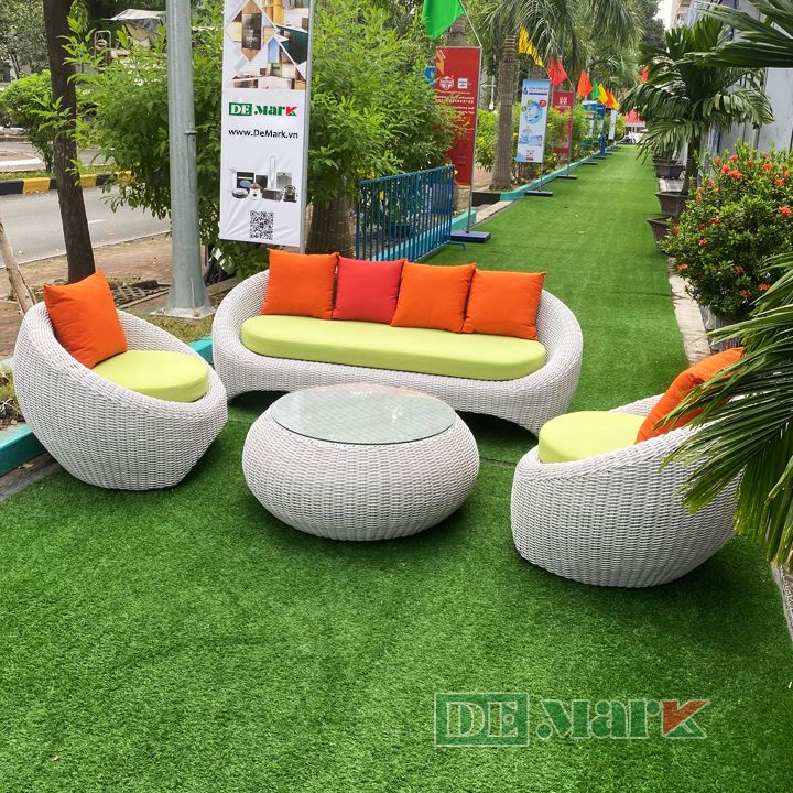 Sofa Mây Nhựa Ngoài Trời MT1A22