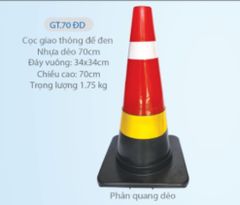 CỌC TIÊU GIAO THÔNG NHỰA DẺO GT70ĐD