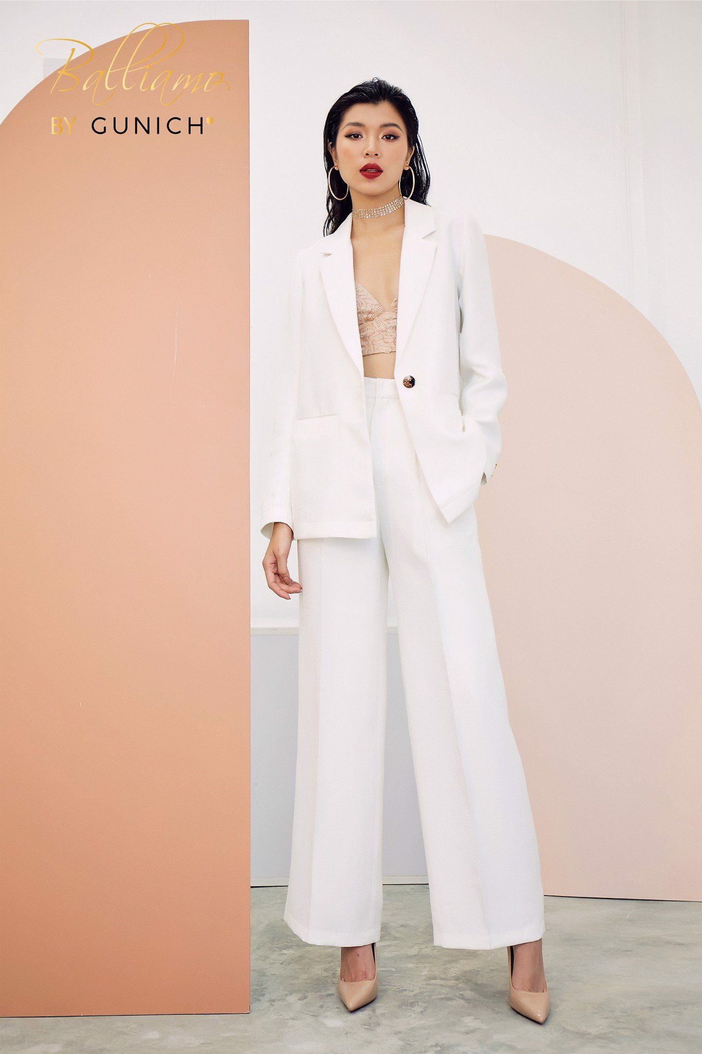 Aimee White Blazer
