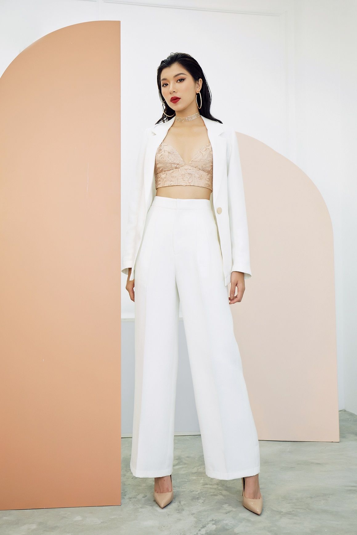 Aimee White Blazer