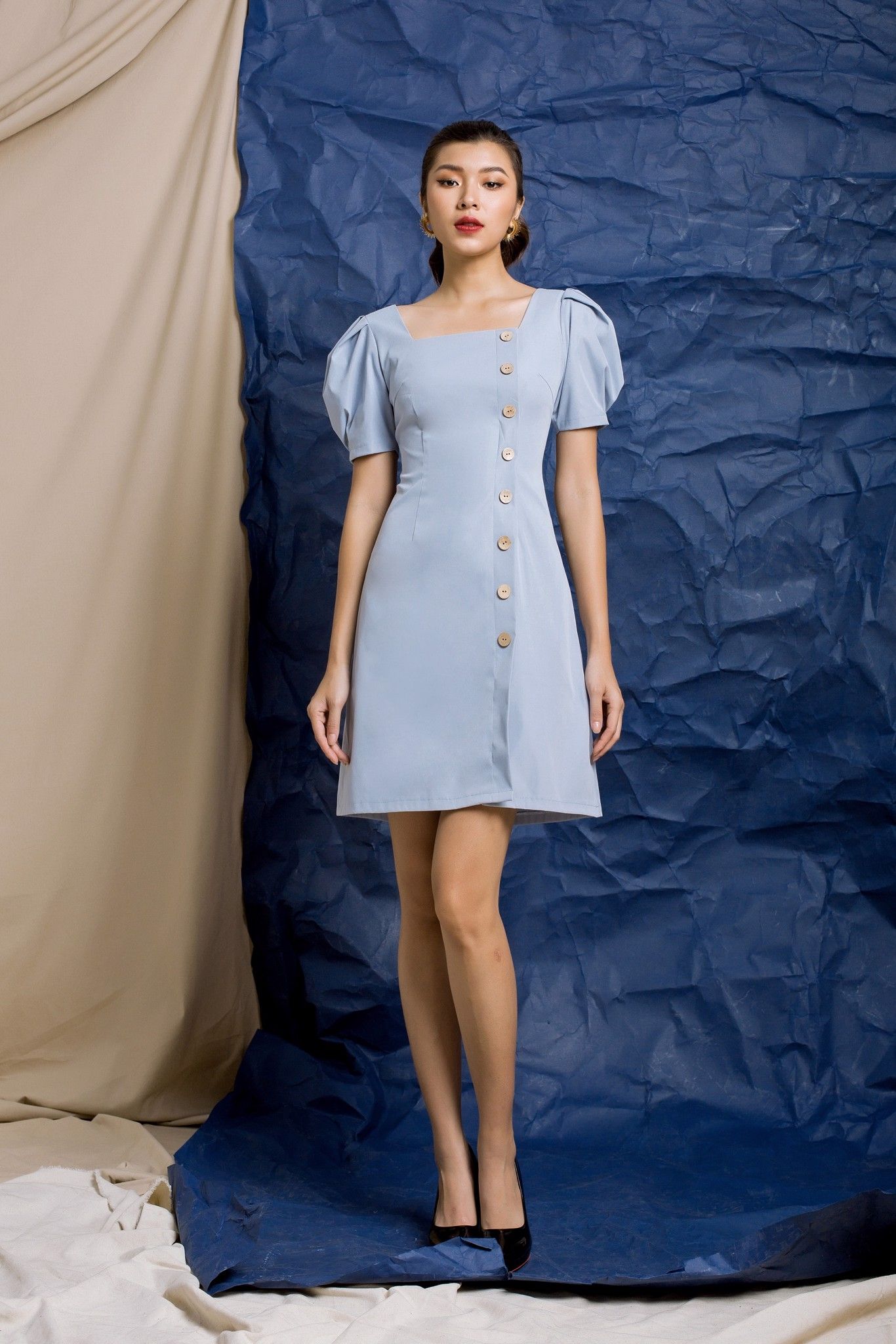 Be You-tiful Button-Up Mini Dress