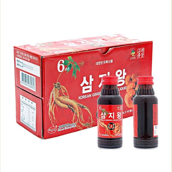 Nước hồng sâm linh chi KGS (100ml x 10chai)