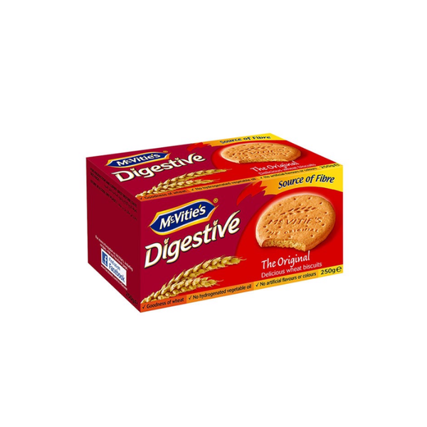 Bánh Quy Lúa Mì Nguyên Cám Truyền Thống McVitie's Digestive 250G