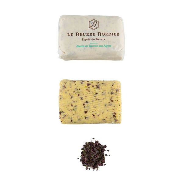 Bơ Lạt Vị Rong Biển - Butter Seaweed Thỏi 125g - Bordier