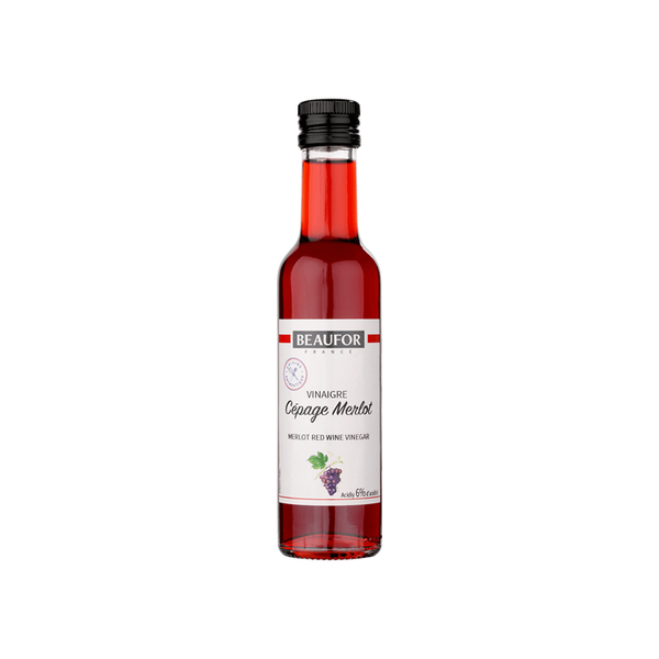 Giấm Đỏ Merlot Red Wine Vinegar Beaufor 250Ml
