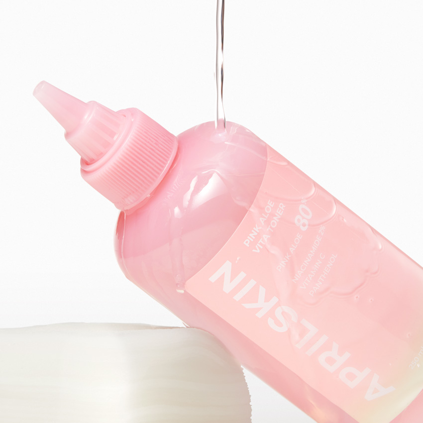 Toner Nha Đam Hồng dưỡng ẩm sáng da Pink Aloe Vita Toner
