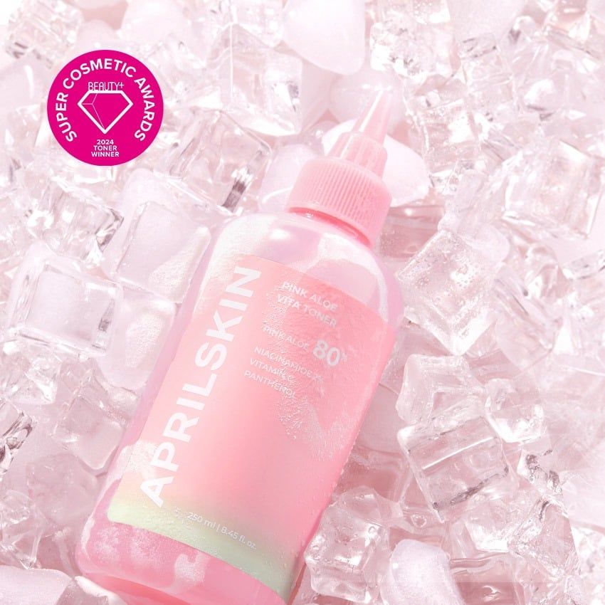 Toner Nha Đam Hồng dưỡng ẩm sáng da Pink Aloe Vita Toner