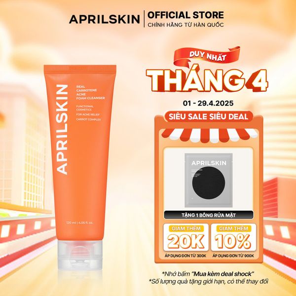 Sữa rửa mặt Carrot Acne Foam Cleanser