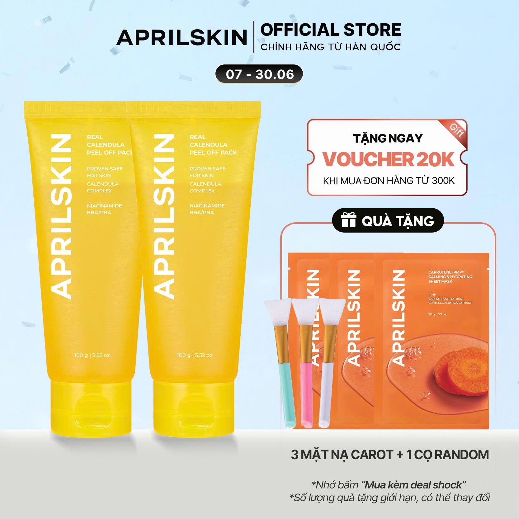 Mặt nạ Real Calendula Peel Off Pack sinh đôi