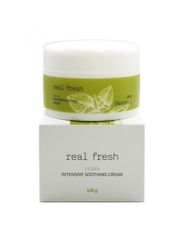 [KEM THẢO MỘC] Ngăn Ngừa Mụn Chiết Xuất 8 loại Thảo Mộc  DEOPROCE Real Fresh Vegan Intensive Soothing Cream 100g