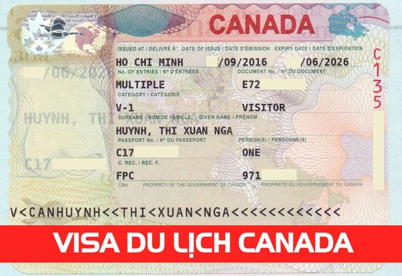 Visa Du Lịch Canada