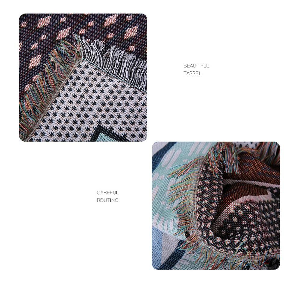 Thảm xanh ô bi Vintage