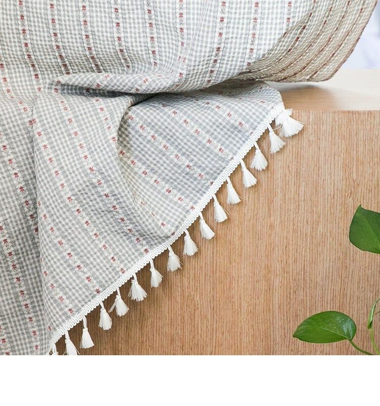 Flower two-piece Japanese-style curtain