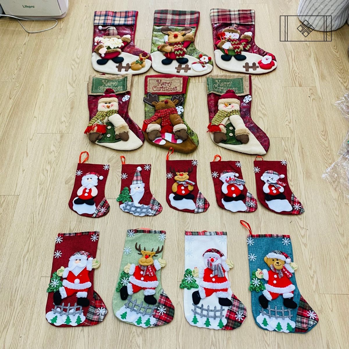  BỘ SƯU TẬP TẤT ĐỰNG QUÀ NOEL 