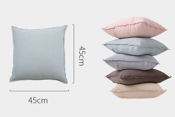 Vỏ gối Linen trơn màu