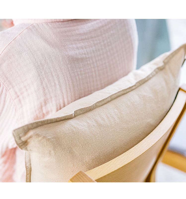 Vỏ gối Linen trơn màu