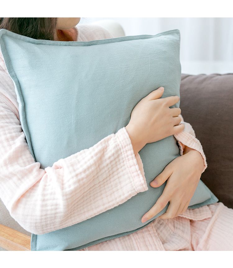 Vỏ gối Linen trơn màu