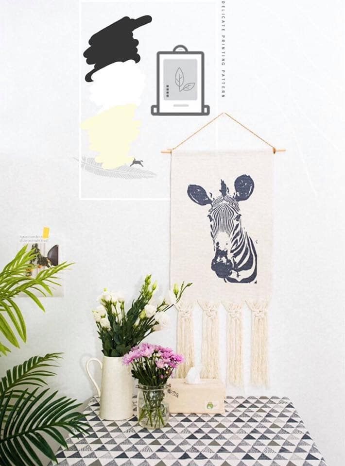 Canvas on the wall