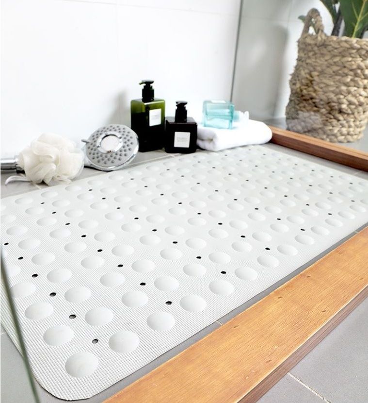 Bathroom rubber rug