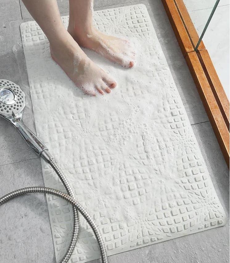 Bathroom rubber rug