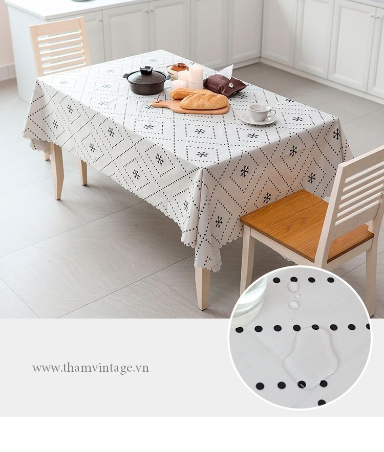 Khăn trải bàn PVC Natural Style