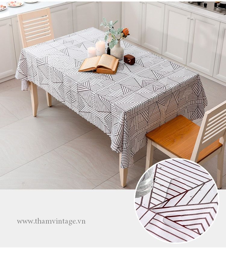 Khăn trải bàn PVC Natural Style