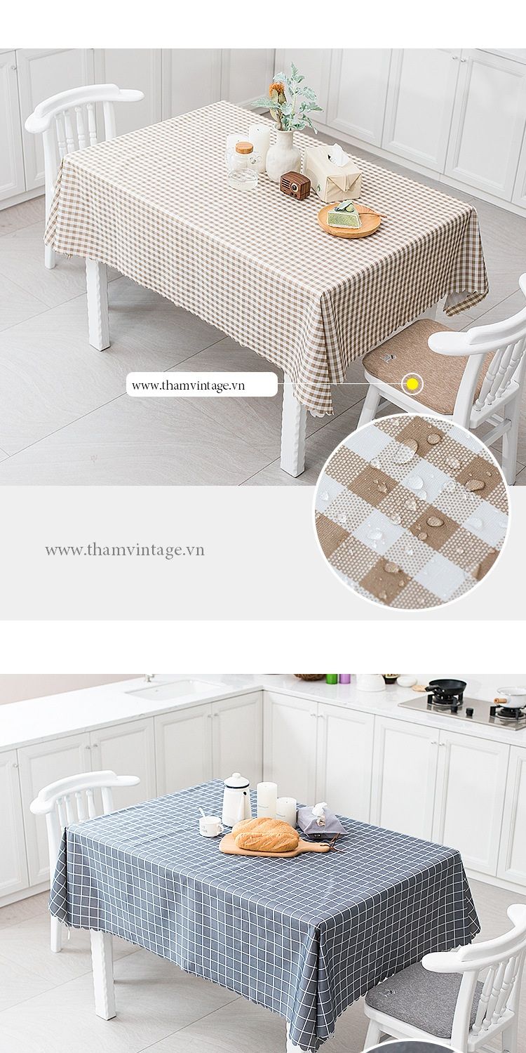 Khăn trải bàn PVC Natural Style