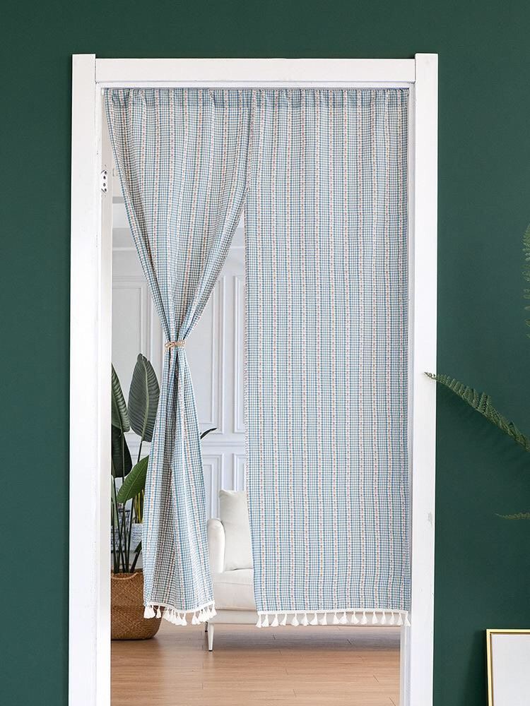 Two-piece Japanese-style curtain