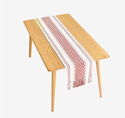 Table runner thêu sợi đan royal
