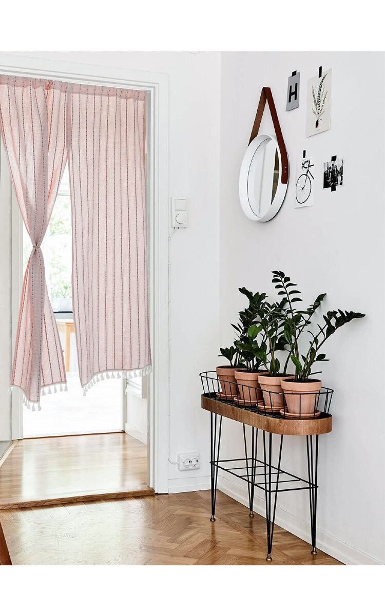 Two-piece Japanese-style curtain