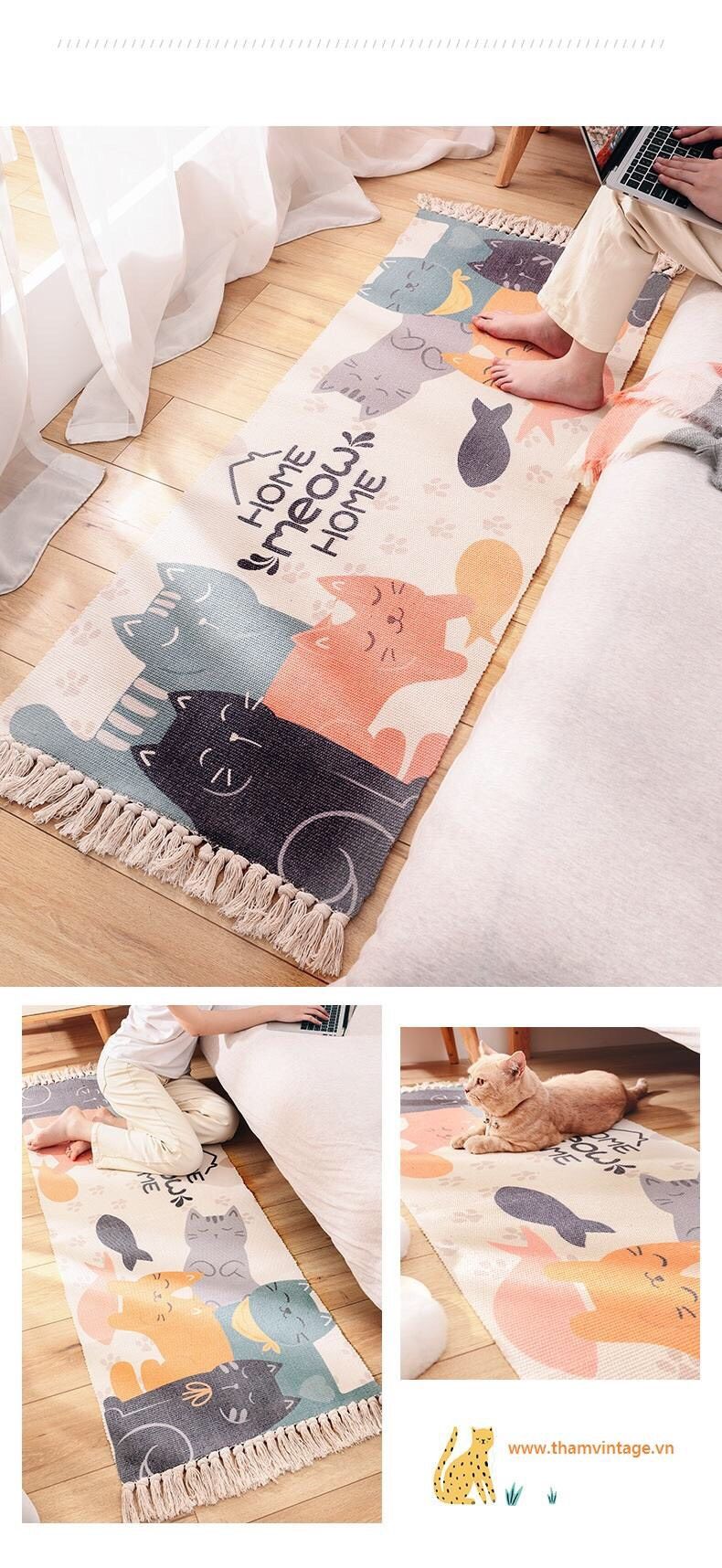 Thảm chân dệt thô YOUNGSTYLE 2