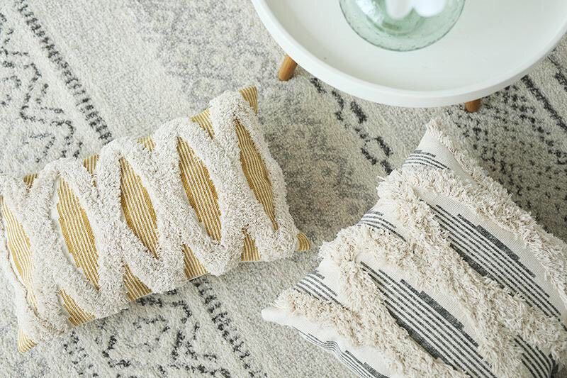 Vỏ gối họa tiết xương cá